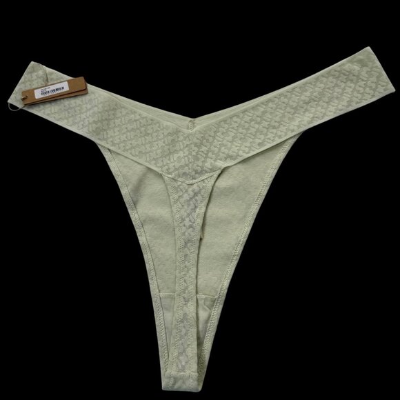 SKIMS Logo Mesh Thong Lot of 2 Bone 2X - Picture 5 of 11